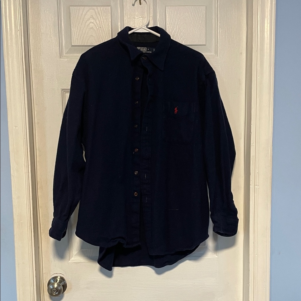 Polo by Ralph Lauren Navy Button Down Shirt